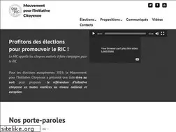 Sites similar to mouvementinitiativecitoyenne.fr