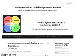 Sites similar to mouvementpourundeveloppementhumain.fr