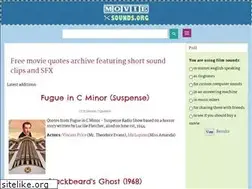 Sites similar to movie-sounds.org