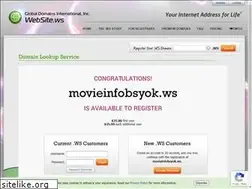 Sites similar to movieinfobsyok.ws