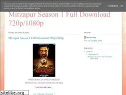 Sites similar to moviekingmirzapur.blogspot.com