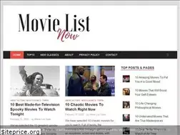 Sites similar to movielistnow.com