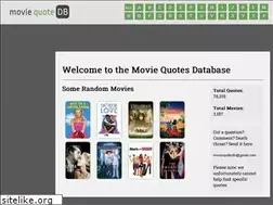 Sites similar to moviequotedb.com