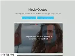 Sites similar to moviequotes.emilcarlsson.se