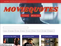 Sites similar to moviequotes.rocks