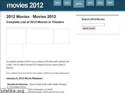 Sites similar to movies2012.com