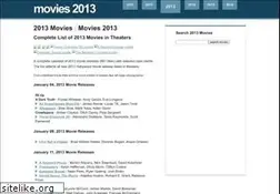 Sites similar to movies2013.com