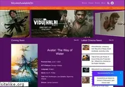 Sites similar to moviesavailableon.com