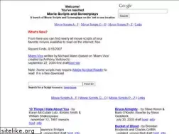 Sites similar to moviescriptsandscreenplays.com