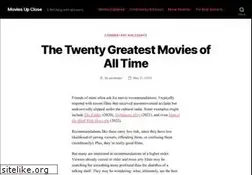Sites similar to moviesupclose.com