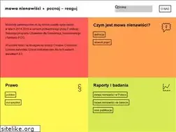 Sites similar to mowanienawisci.info