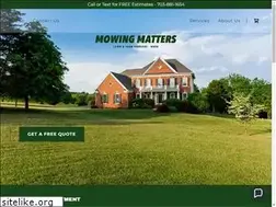 Sites similar to mowingmatters.net