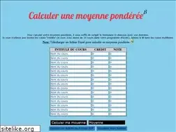 Sites similar to moyenne-ponderee.com