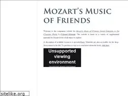 Sites similar to mozartsmusicoffriends.com