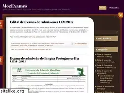 Sites similar to mozexames.wordpress.com