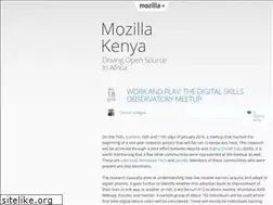 Sites similar to mozilla-kenya.org