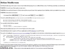 Sites similar to mozilla.debian.net