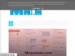 Sites similar to mozunote.com