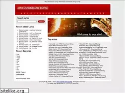 Sites similar to mp3-download-song.com