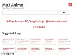 Sites similar to mp3anime.net