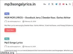 Sites similar to mp3songslyrics.in