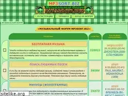 Sites similar to mp3sort.biz