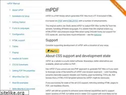 Sites similar to mpdf.github.io