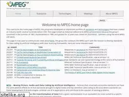 Sites similar to mpeg.chiariglione.org