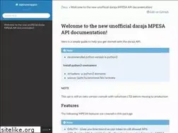 Sites similar to mpesawrapper.readthedocs.io