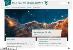 Sites similar to mpg.de