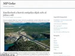 Sites similar to mpgeke.hu