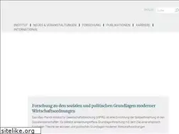 Sites similar to mpifg.de
