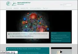 Sites similar to mpp.mpg.de