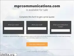 Sites similar to mprcommunications.com