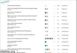 Sites similar to mqldiscussions.com