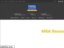 Sites similar to mra-research.co.uk