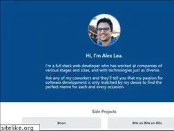 Sites similar to mralexlau.com