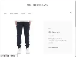 Sites similar to mrandmiscellany.com