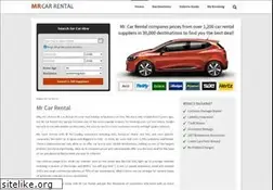 Sites similar to mrcarrental.com