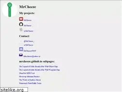 Sites similar to mrcheeze.github.io