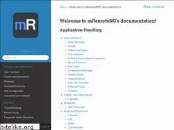 Sites similar to mremoteng.readthedocs.io