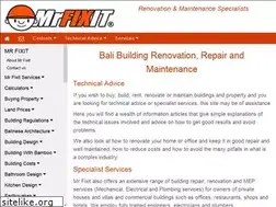 Sites similar to mrfixitbali.com