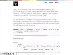 Sites similar to mrhaki.com