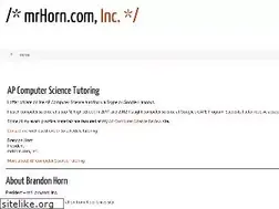 Sites similar to mrhorn.com