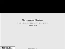 Sites similar to mrinspectionmatthews.com