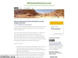 Sites similar to mrkremerscience.com