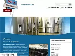 Sites similar to mrksappliances.com