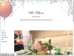 Sites similar to mrmarcepartyrentals.com