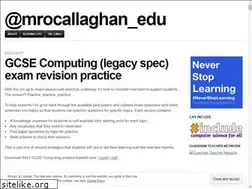 Sites similar to mrocallaghanedu.wordpress.com