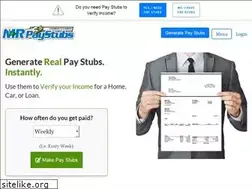 Sites similar to mrpaystubs.com